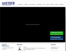 Tablet Screenshot of lite-tech.de